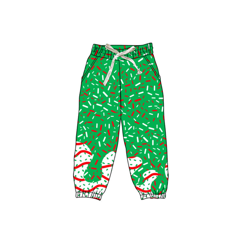 (Pre Order) No moq P0825 Pre-order adult clothes team yoga Christmas green long pants-25.8.6
