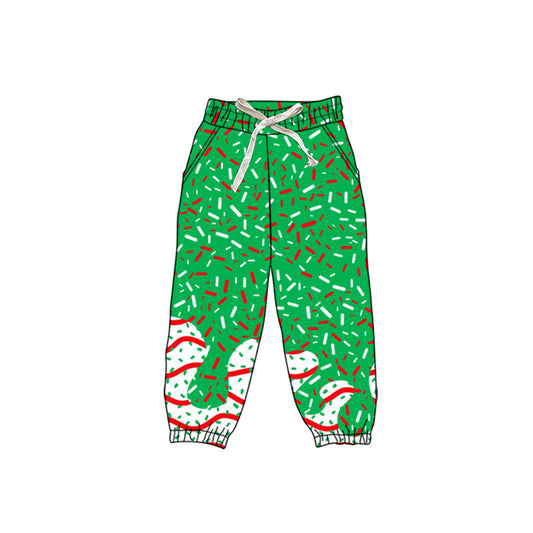(Pre Order) No moq P0825 Pre-order adult clothes team yoga Christmas green long pants-25.8.6