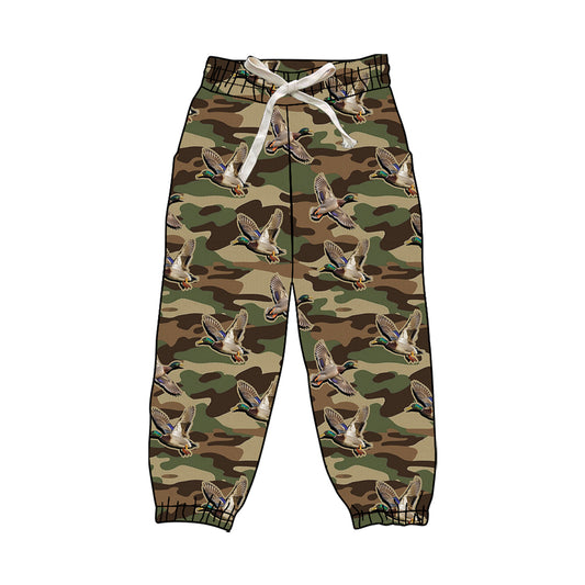 (Pre Order) No moq P0837 Pre-order adult clothes duck camouflage yoga long pants-25.8.28