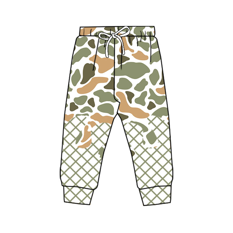 (Pre Order) No moq P0865 pre-order toddler boy clothes camouflage long pant -2025.9.17