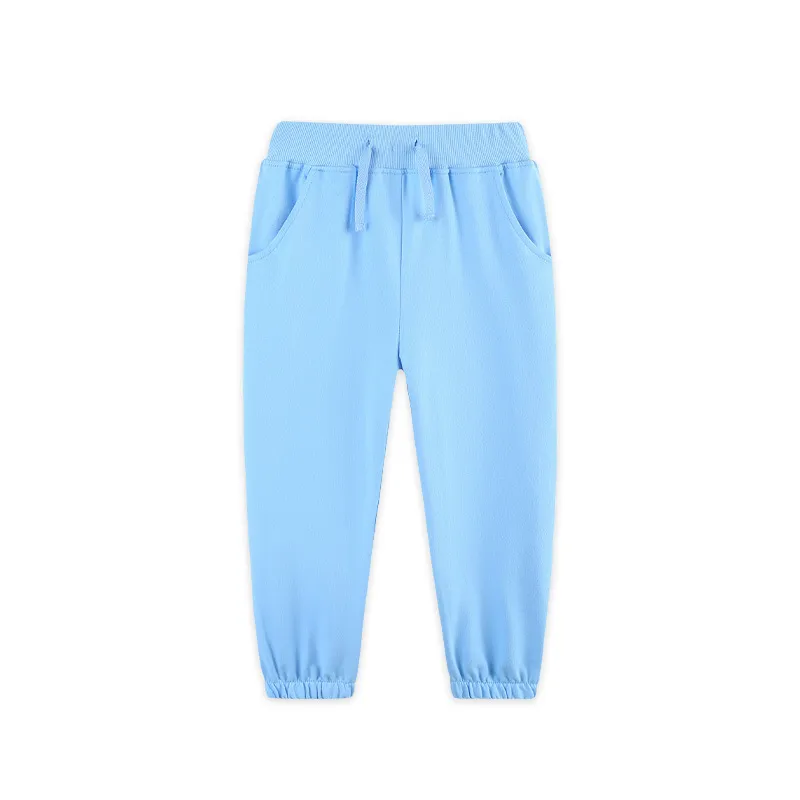 (Pre Order) No moq P0880 pre-order toddler girl clothes blue long pant -2025.9.23