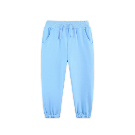 (Pre Order) No moq P0880 pre-order toddler girl clothes blue long pant -2025.9.23