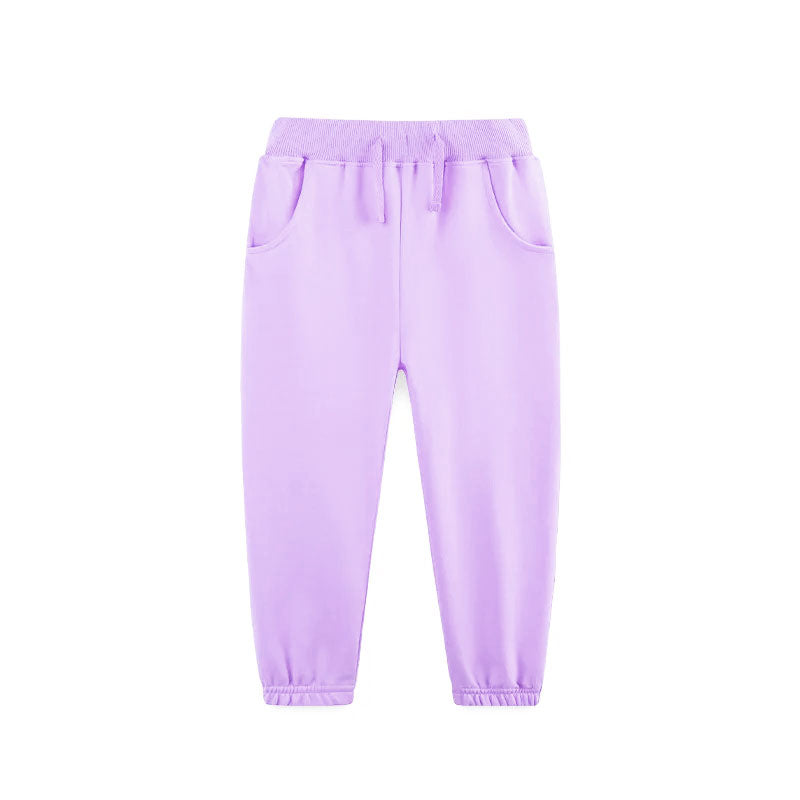(Pre Order) No moq P0881 pre-order toddler girl clothes purple long pant -2025.9.23
