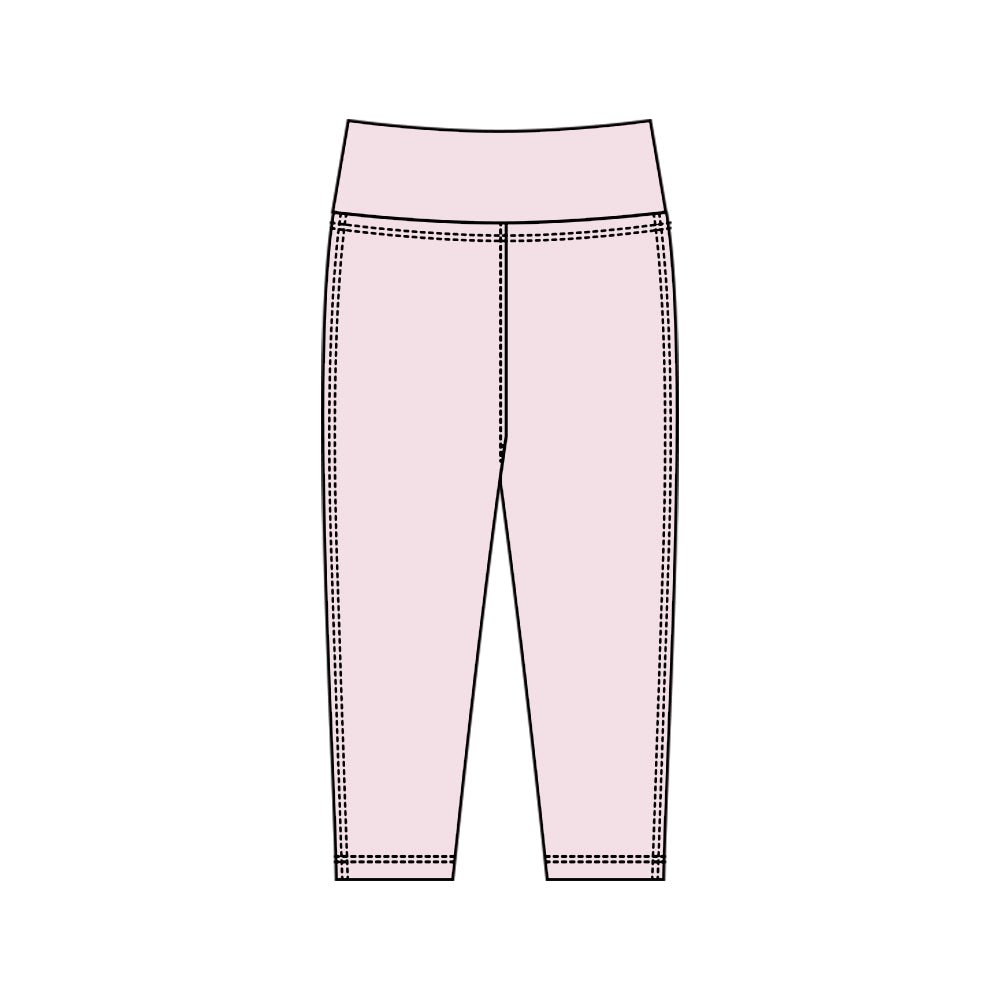 (Pre Order) No moq P0929 pre-order toddler girl clothes yoga pink long pant-2025.10.15