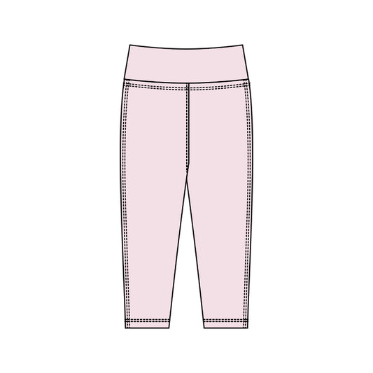 (Pre Order) No moq P0929 pre-order toddler girl clothes yoga pink long pant-2025.10.15