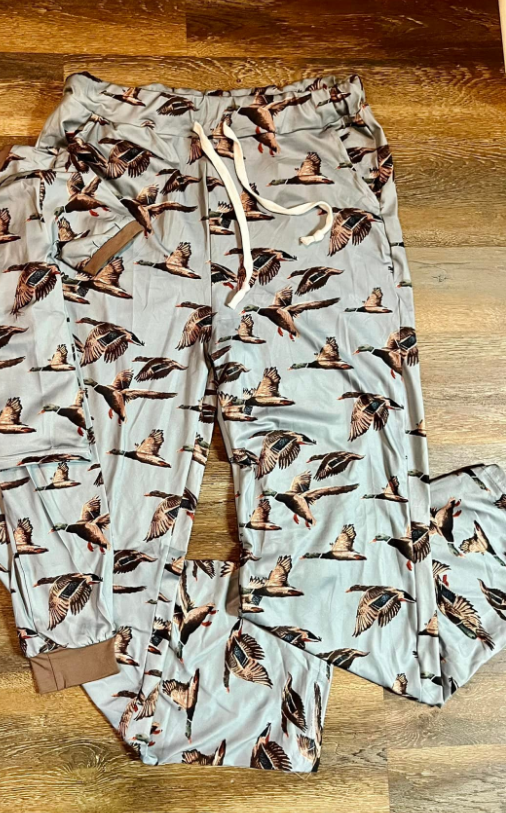 (Pre Order) No moq P0947 Pre-order adult clothes summer duck long pant-25.10.25