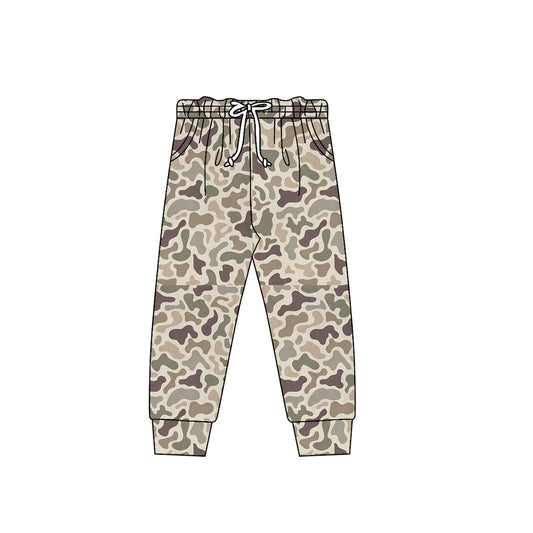(Pre Order) No moq P0974 pre-order toddler boy clothes camouflage long pant-2025.11.12