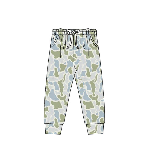 (Pre Order) No moq P0975 pre-order toddler boy clothes camouflage long pant-2025.11.12