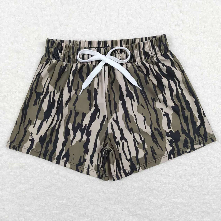 RTS Baby Boys Camo Print Summer Trunks Swimsuits Swimwears boys swim