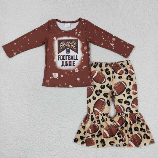 GLP0722 football junkie leopard print long sleeve trousers suit