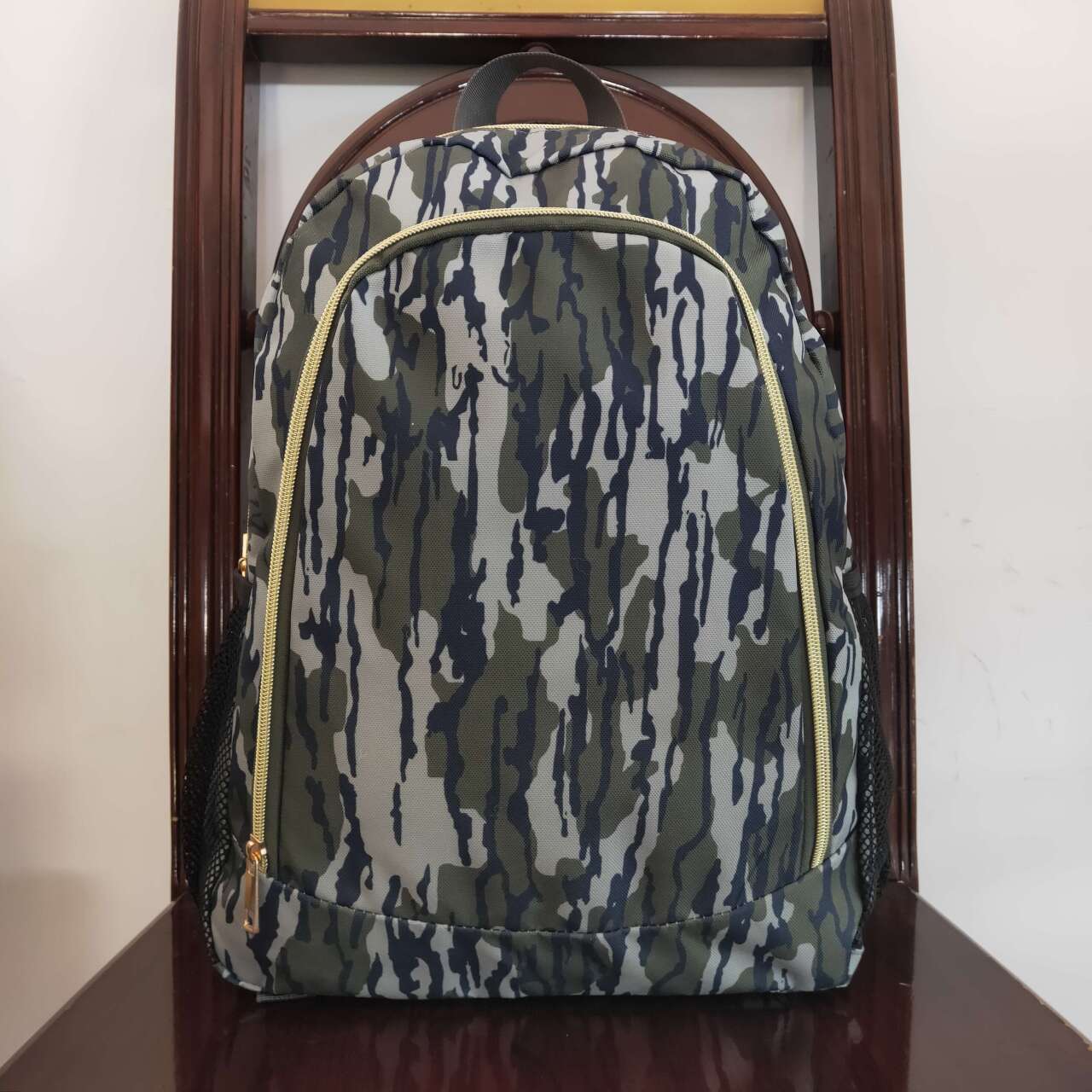 BA0163 Casual camouflage army green backpack