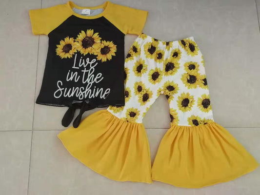 Sunflower Yellow Girls Suit
