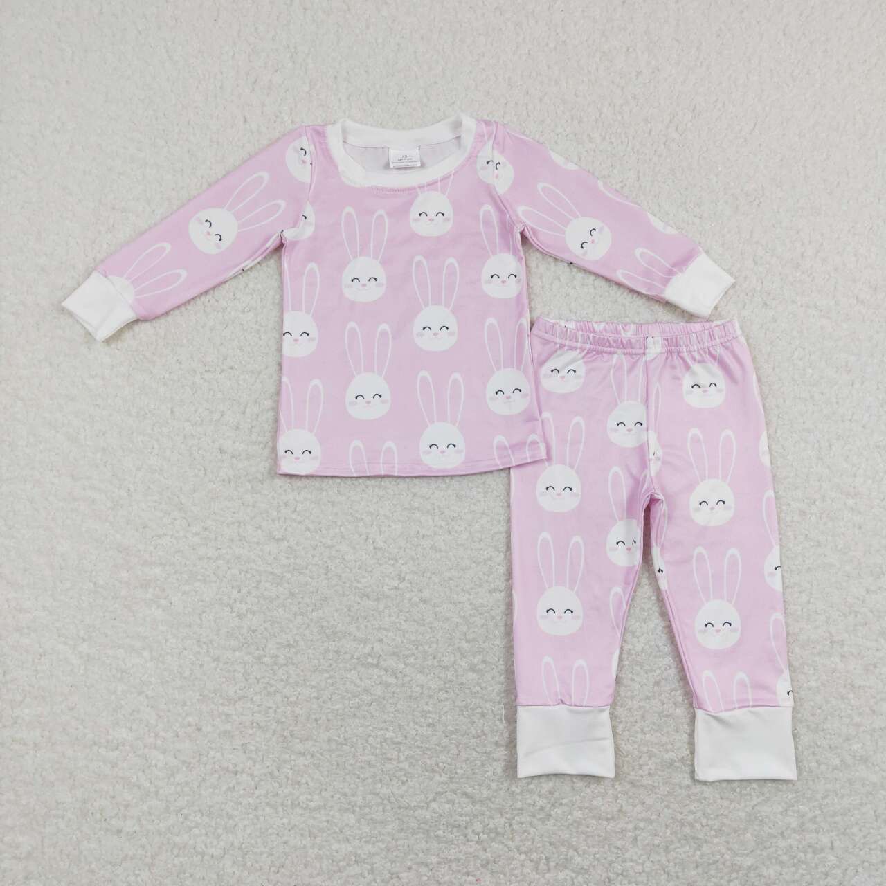 rts stock GLP1156 Rabbit Pink Long Sleeve Pants Suit