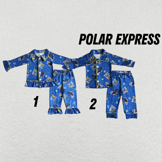 RTS NO MOQ Boys and Girls Pajama Long Sleeve and Pants Sets