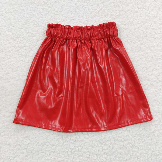 GLK0011 Red Shiny Skirt