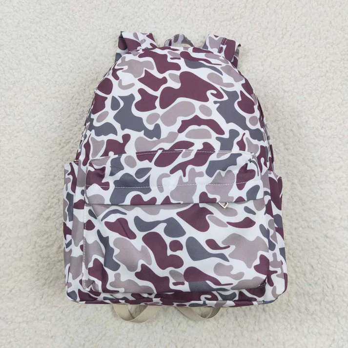 RTS no moq Grey Camo Gym Bags Backpack Lunch Boxes Family  Camouflage  Camouflage