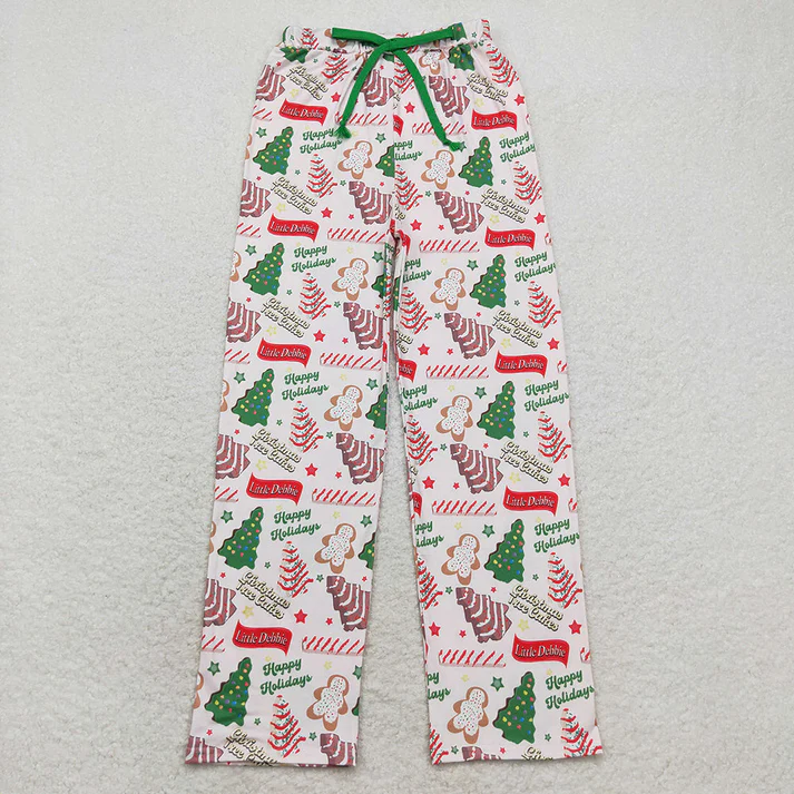 RTS NO MOQ Family Christmas Season green color Tree Sibling Pajamas Clothes Sets