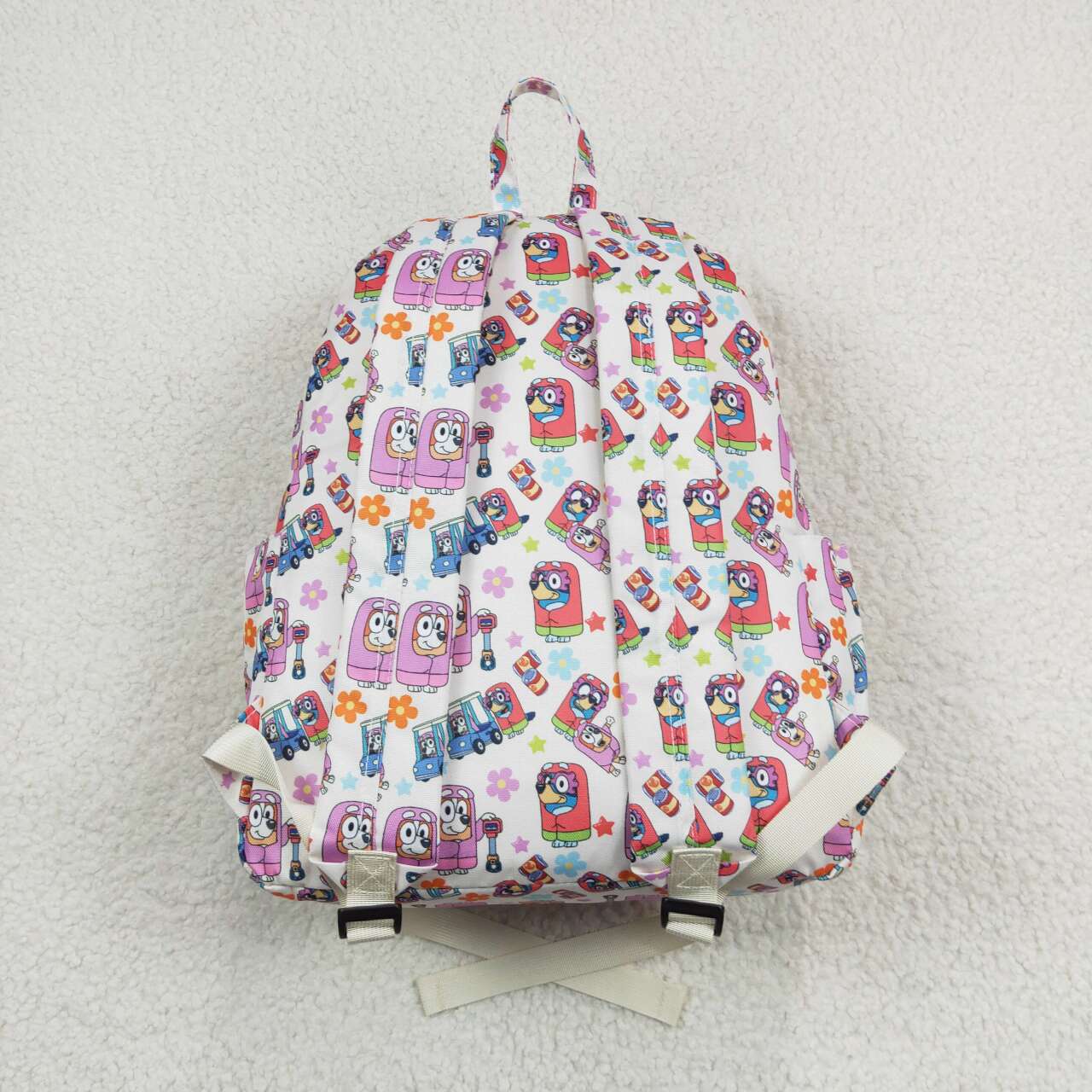 RTS NO MOQ BA0186 bluey flower star beige backpack