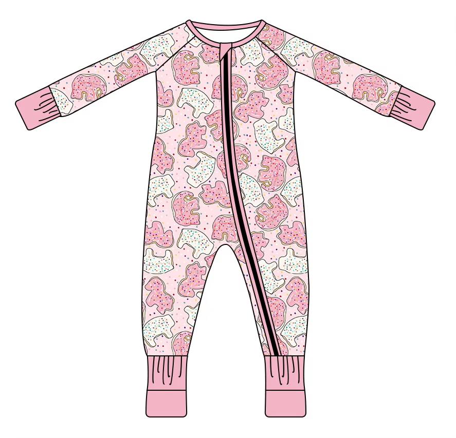 Custom moq 3 MIX SIZE eta 7/8week moq 5 eta /4/5week Pink Polka Dot Animal Tangram Pattern Mixed Set