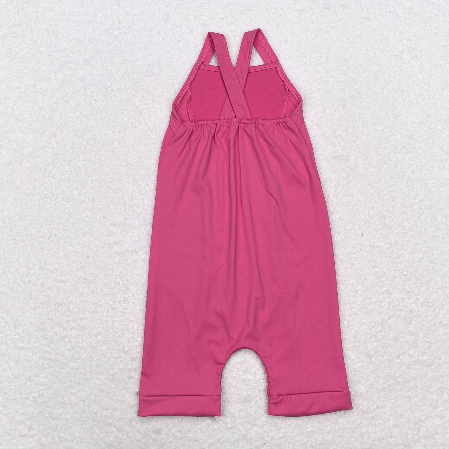 rts no moq S0447 Pure rose red one-piece yoga suit