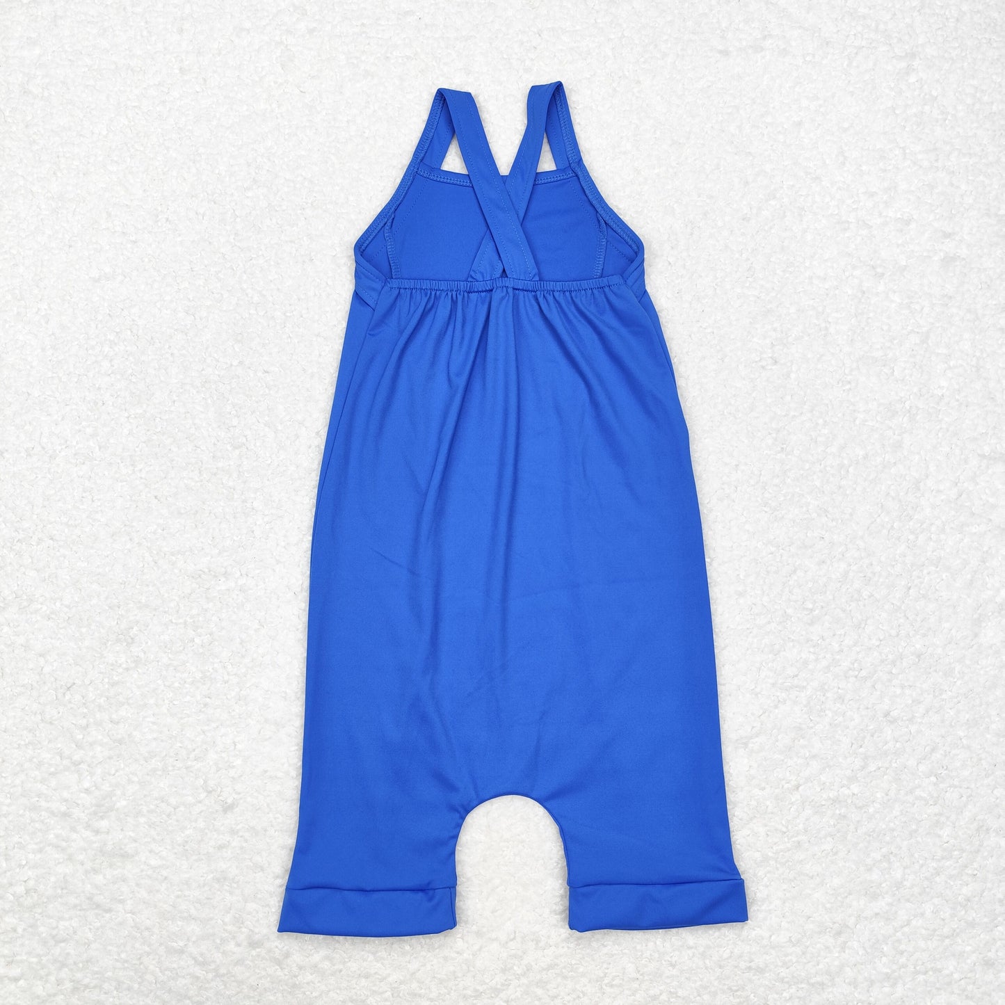 rts no moq S0452 Pure blue one-piece yoga suit