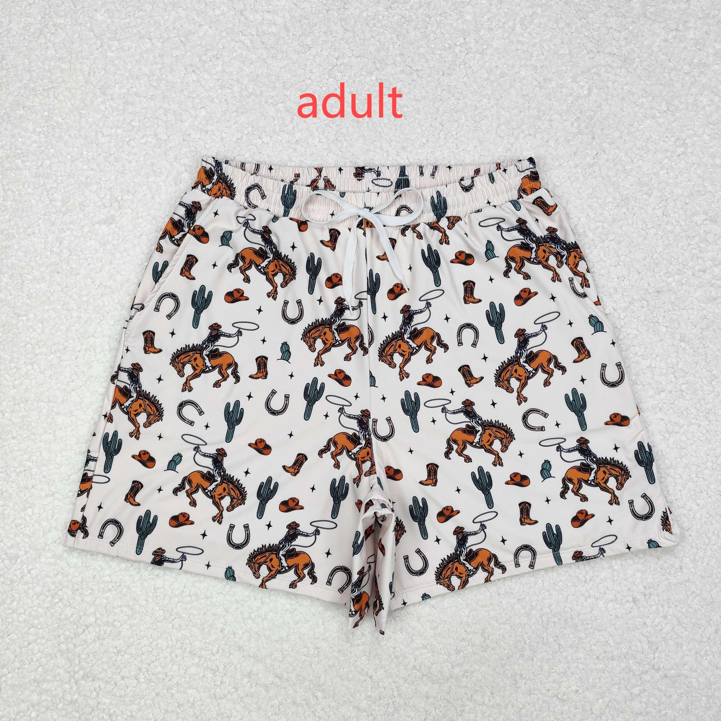 RTS NO MOQ ETA 5/7days arrived S0460 Adult male horseback riding cactus cowboy hat boots swimming trunks