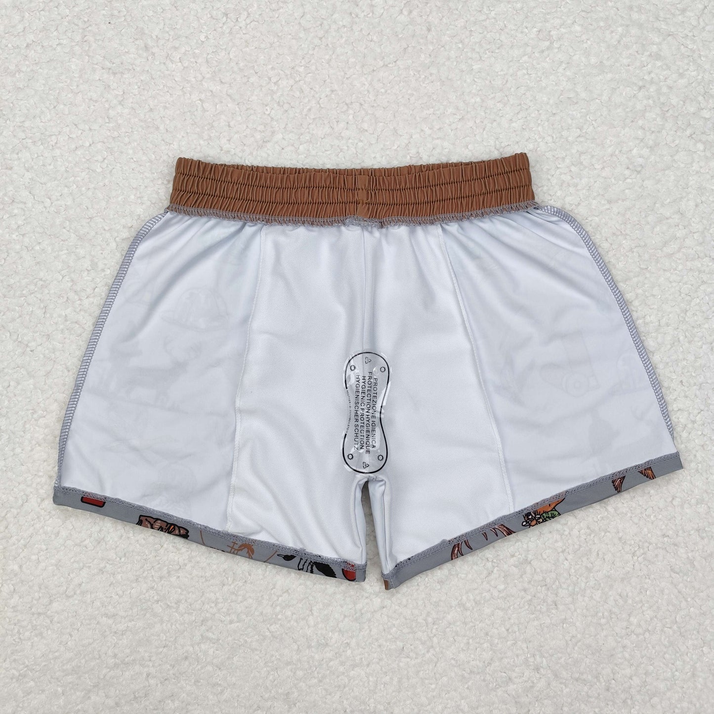 RTS NO MOQ ETA 5/7days arrived S0471 Moose puppy hunting gray swimming trunks