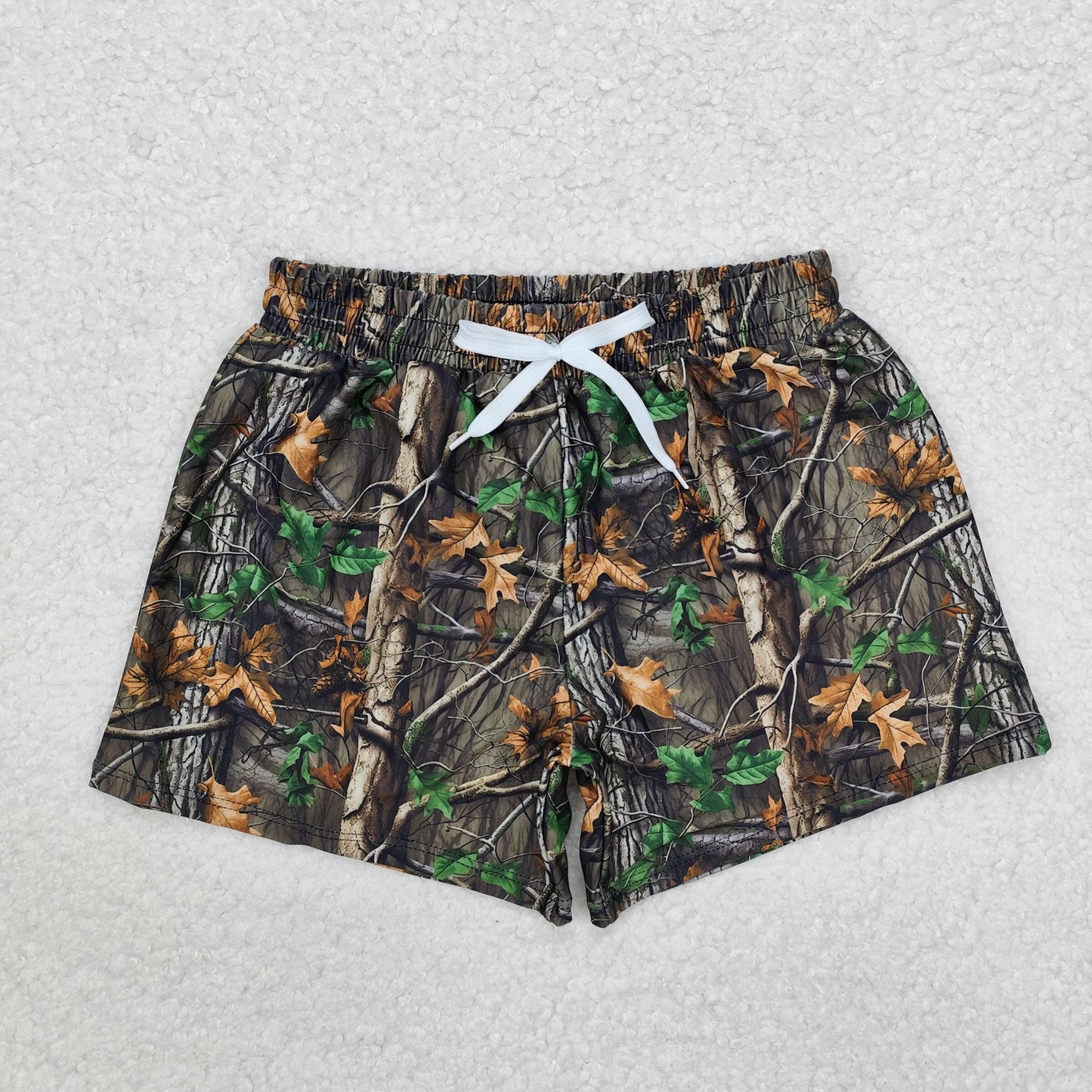 RTS NO MOQ ETA 5/7days arrived S0473 Branch and leaf pattern swim trunks