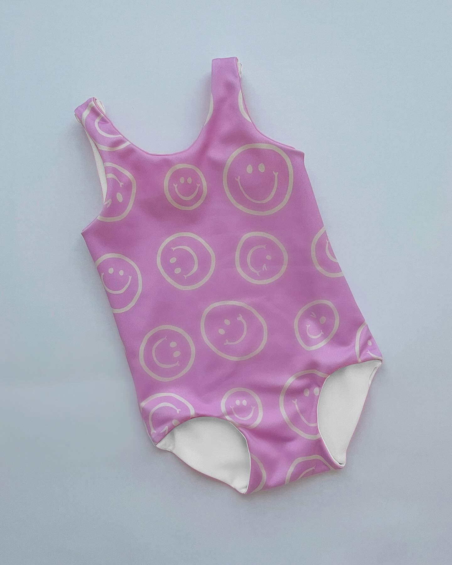 no moq S0513 PRE-ORDER baby girl clothes smiley jumpsuit swimsuit -2025.1.10