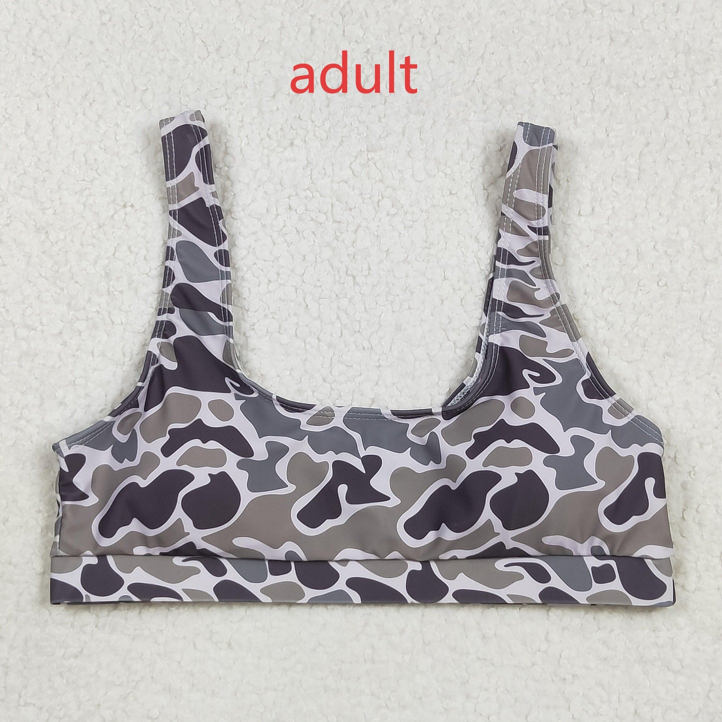RTS NO MOQ（In Stock) S0573 Camouflage swimsuit vest