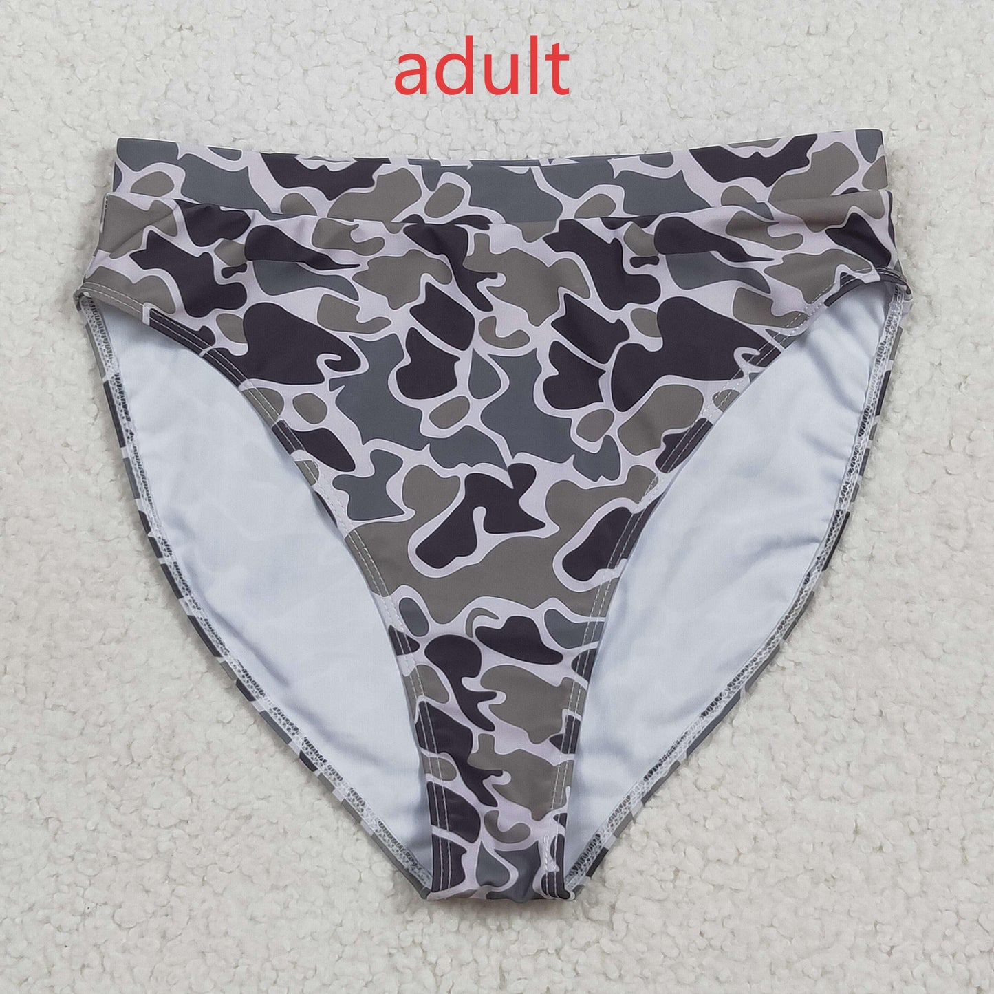 RTS NO MOQ（In Stock) S0574 Camouflage swimsuit briefs