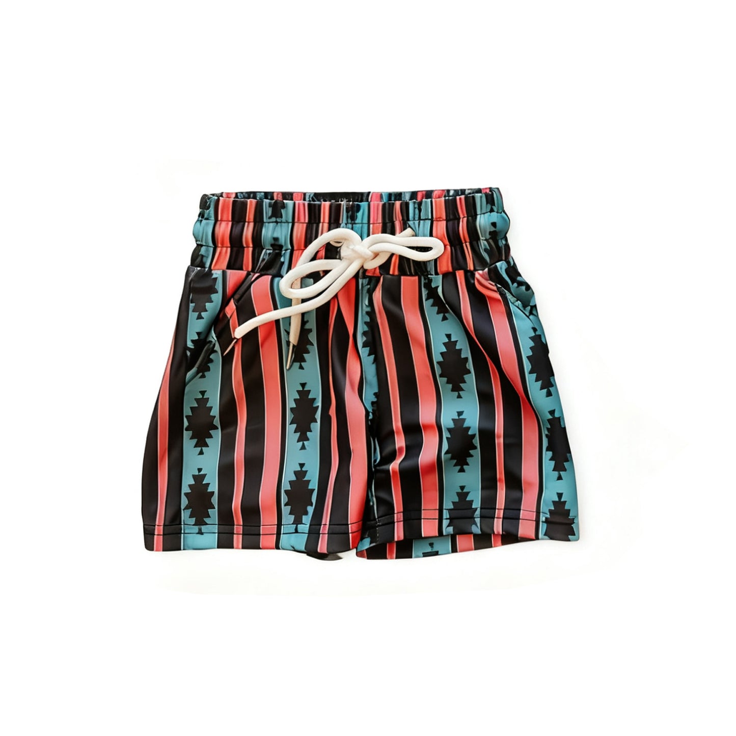 (Pre Order) No moq S0622 pre order baby Boys clothes summer geometric Swim Trunks-25.11.14