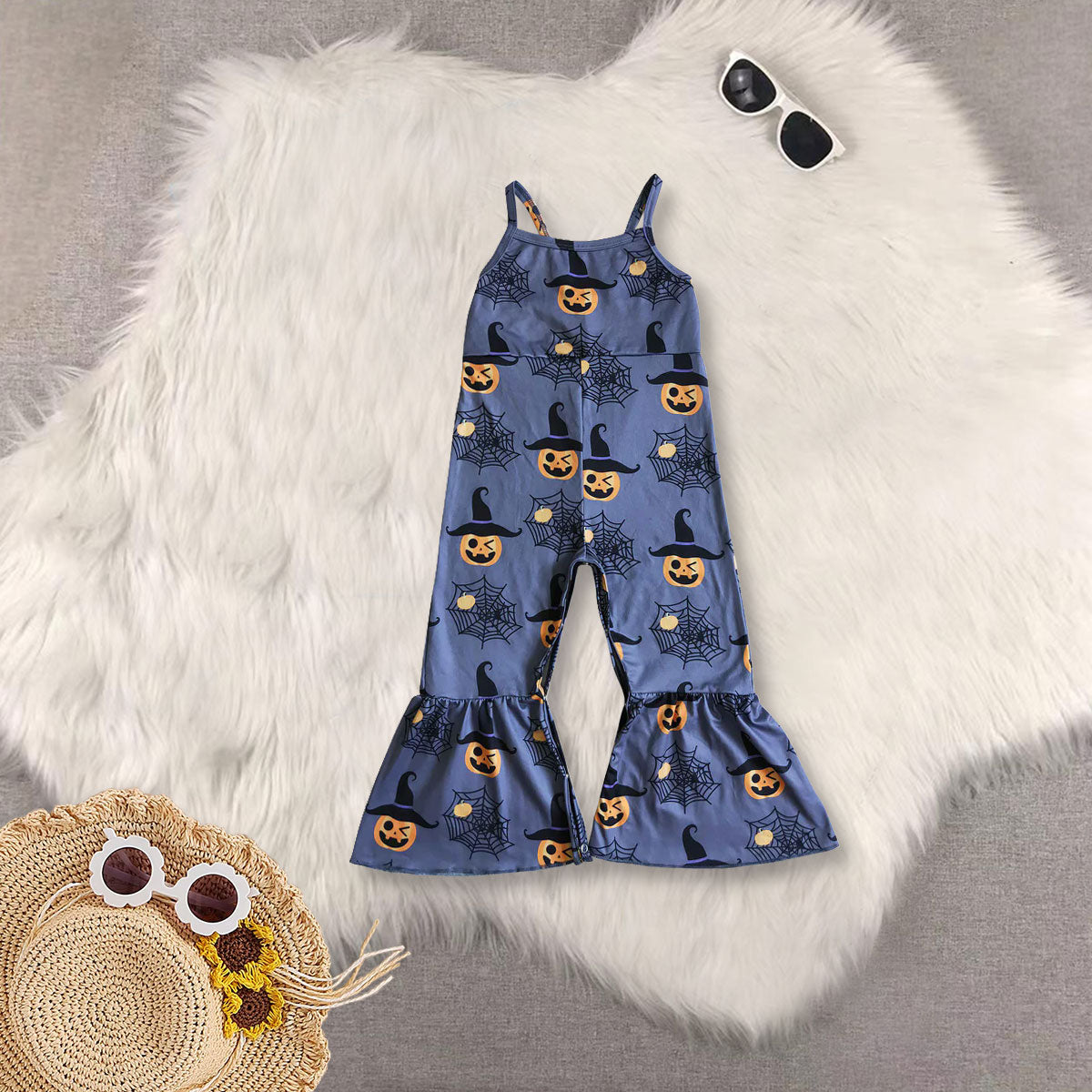 Sibling Baby Boys girl clothes Summer suspender jumpsuits 3