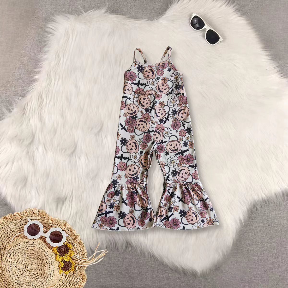 Sibling Baby Boys girl clothes Summer suspender jumpsuits 3