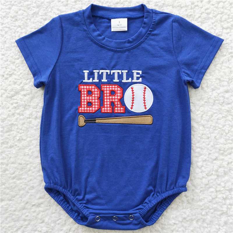 RTS NO MOQ Baby boy clothes baseball Shorts Sleeve Romper Mixed Sizes