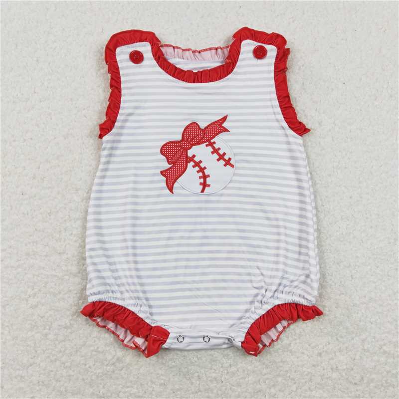 RTS NO MOQ Baby boy clothes baseball Shorts Sleeve Romper Mixed Sizes