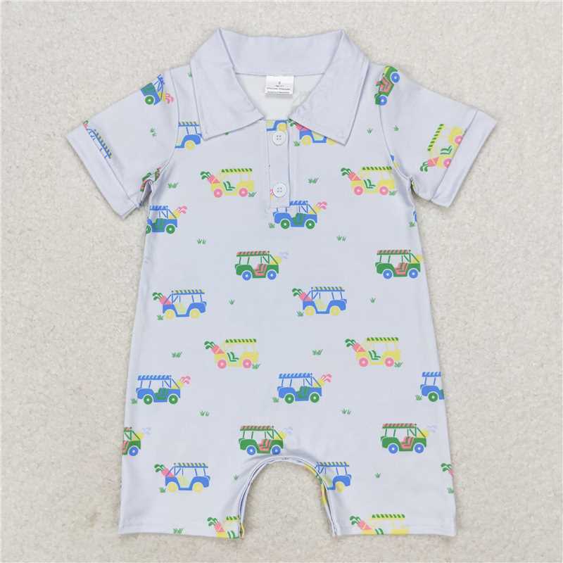 RTS NO MOQ Baby boy clothes Shorts Sleeve Romper Mixed Sizes