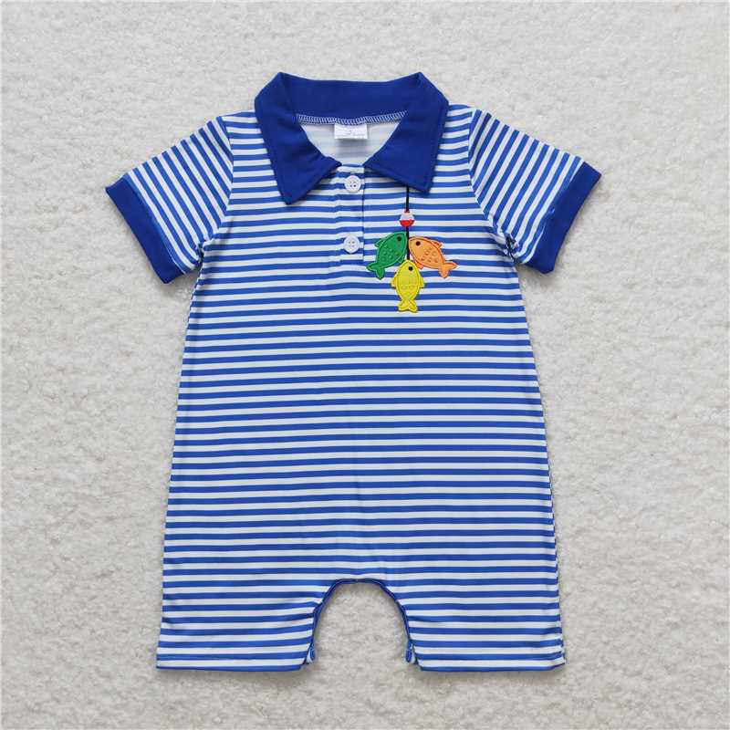 RTS NO MOQ Baby boy clothes Shorts Sleeve Romper Mixed Sizes