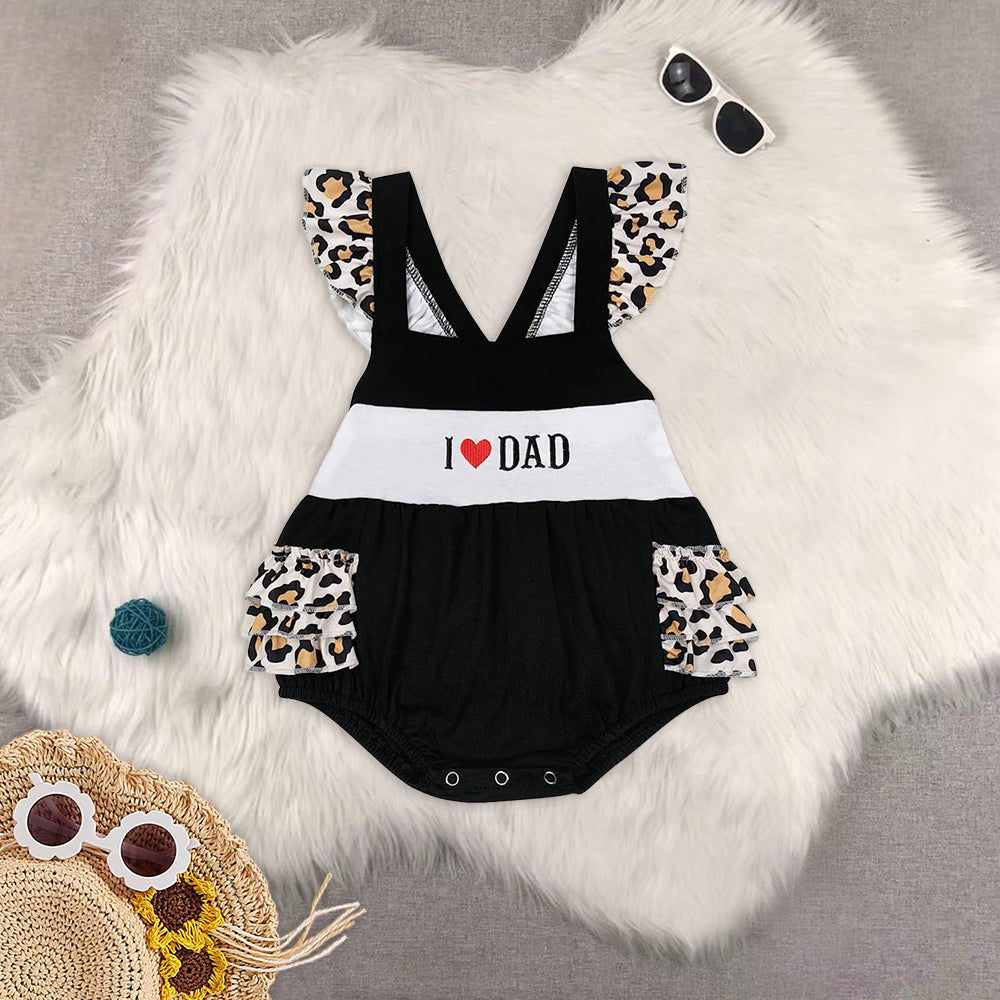 RTS NO MOQ Baby Boys girls embroidery Short Sleeve Cropped Romper Mixed Sizes