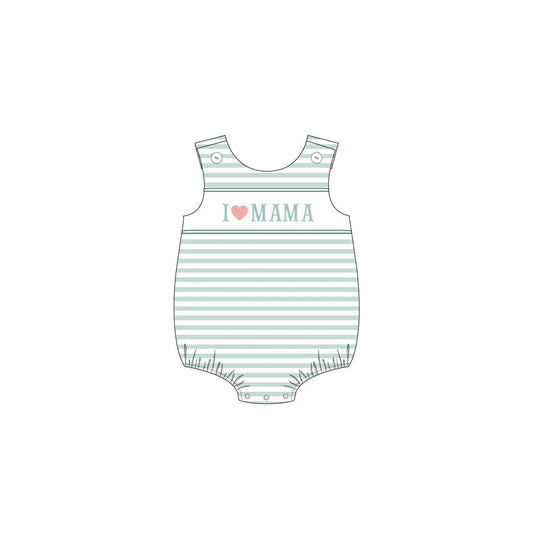 SR1348 pre-order baby boy clothes i love mama summer romper