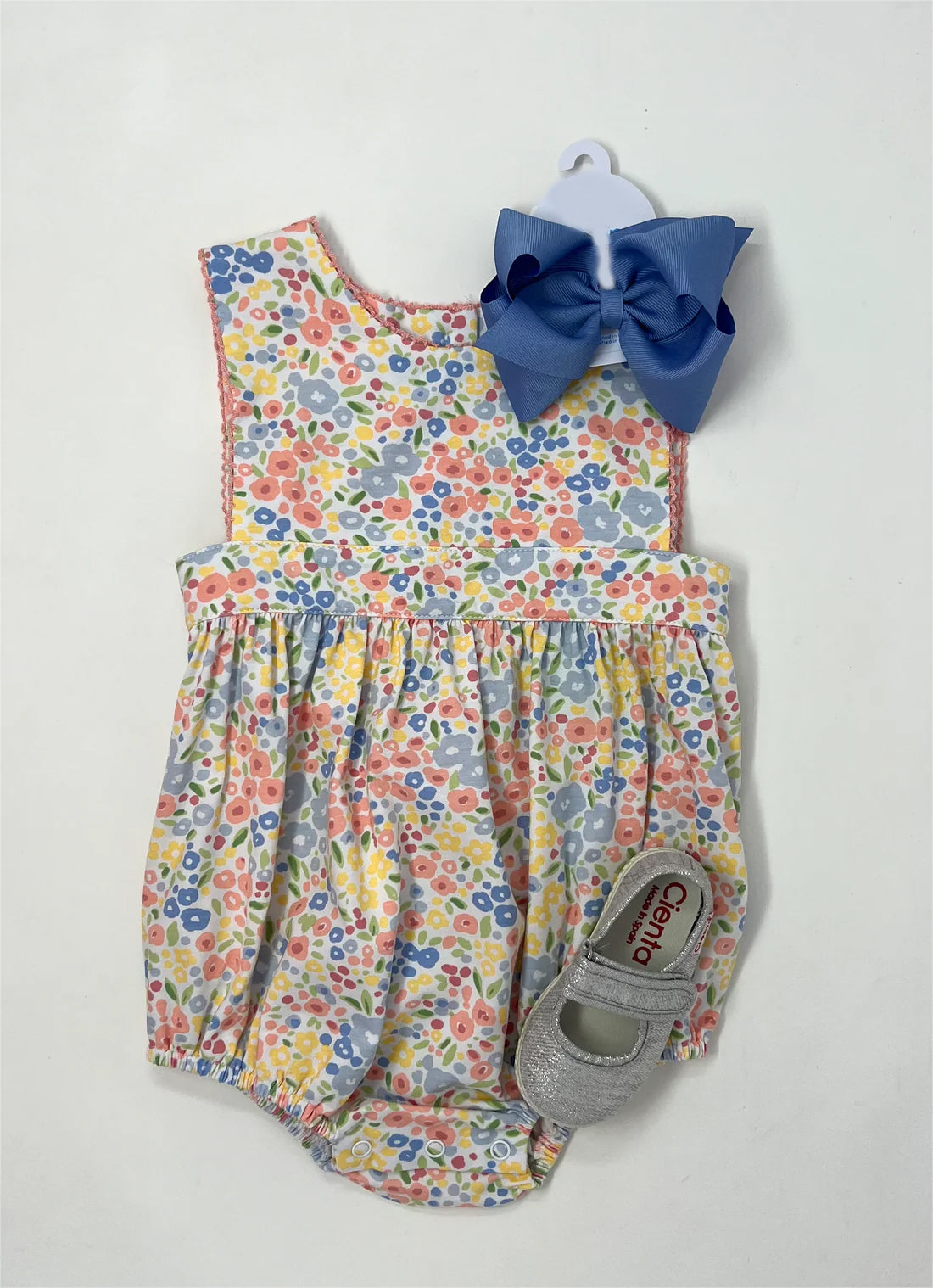 SR1426 pre-order baby girl clothes floral toddler girl summer romper