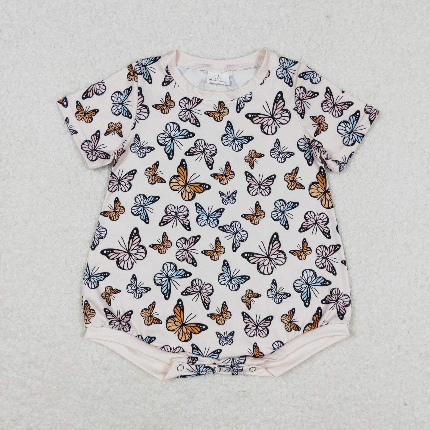 RTS NO MOQ（In Stock) butterfly short sleeve jumpsuit