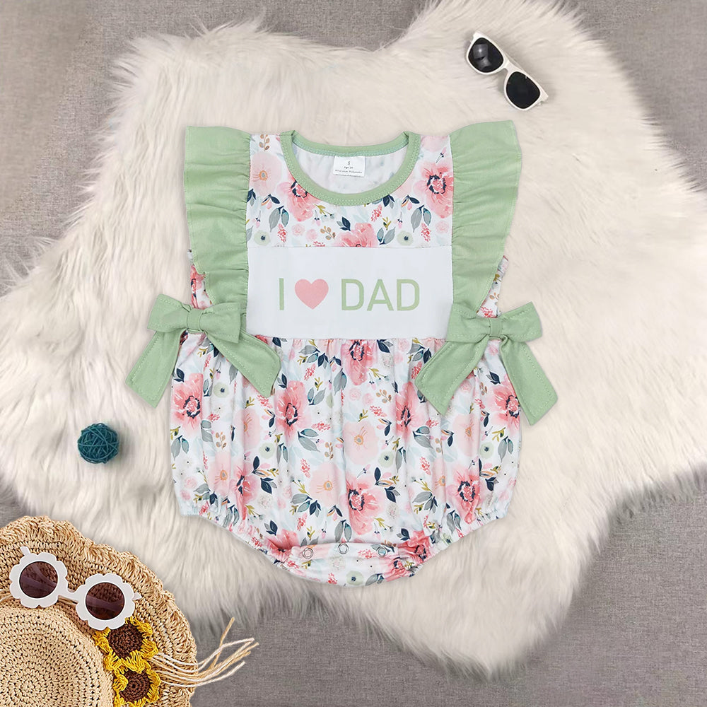 RTS NO MOQ Baby Boys girls embroidery Short Sleeve Cropped Romper Mixed Sizes