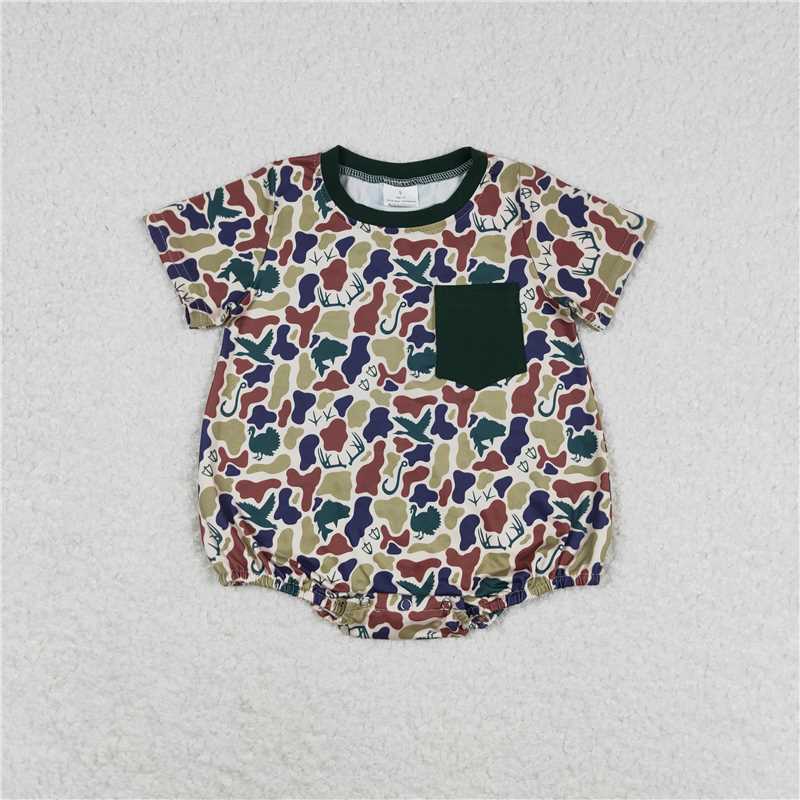 RTS NO MOQ Baby boy clothes Shorts Sleeve Romper Mixed Sizes