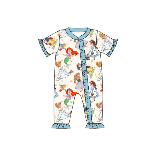 SR1781 pre-order baby girl clothes princess toddler girl summer romper