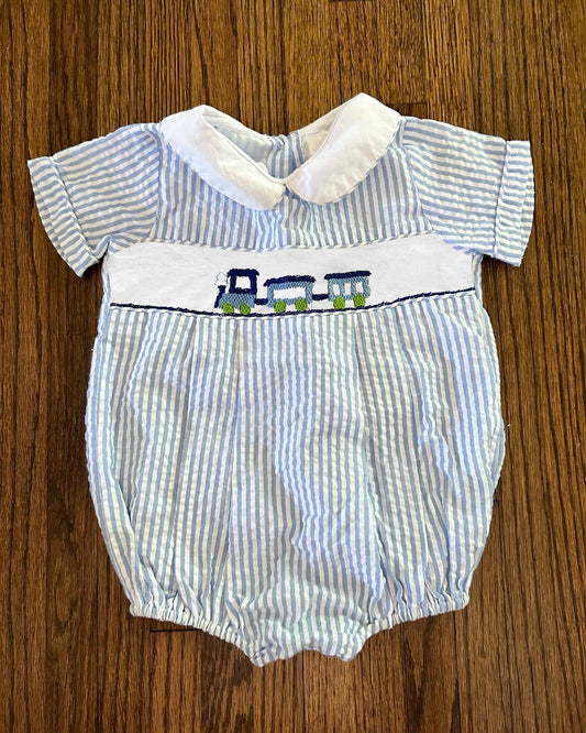 SR1819 pre-order baby girl clothes train toddler girl summer bubble-2024.5.14
