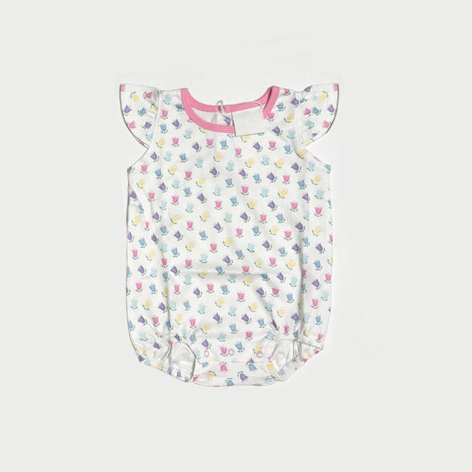 SR1822 pre-order baby girl clothes flower toddler girl summer bubble-2024.5.14