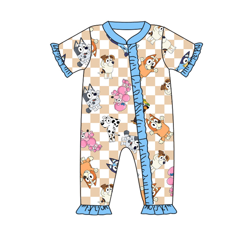 SR1835 no moq pre-order baby girl clothes cartoon fish toddler girl fall romper-2024.5.15