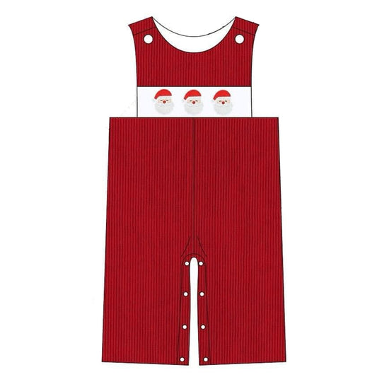 no moq sales SR1955 pre-order baby boys clothes Christmas red vest Romper-2024.8.12