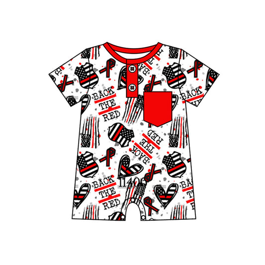 no moq sales SR2341 pre-order baby boys clothes BACK short sleeve Romper-2024.11.27